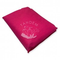 Чехол для кушетки на резинке размер 80*210 см плотность 80 г/м2 цвет малиновый