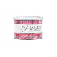 Віск у банці для депіляції FLEX - Малина, ItalWax, 400 мл