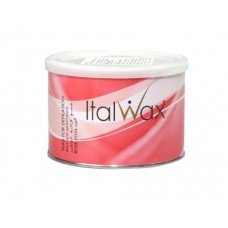 Воск в банке для депиляции Розовый (роза), ItalWax, 400 мл