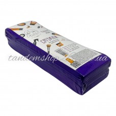 Полоски тканевые для депиляции в упаковке Panni Mlada, фиолетовые, 7х22 см, 100шт