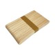 Шпатель одноразовий дерев'яний, для нанесення воску та гелю для процедур (стандарт) 150*17*1,8 мм, 50 шт/уп