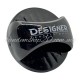 Мягкая щетка Дизайнер для удаления пыли с ногтей, размер 4.5 см х 6 см, цвет черный