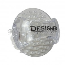 Мягкая щетка Дизайнер для удаления пыли с ногтей, размер 4.5 см х 6 см, цвет прозрачный