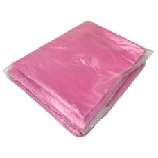 Фартук одноразовый полиэтиленовый 100шт/уп 0,8х1,25м  розовый