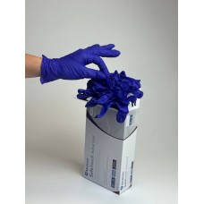 Перчатки одноразовые нитриловые без пудры фиолетовые Medicom 100 шт 3.5 грамм размер М