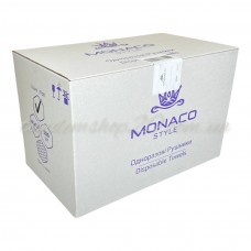 Рушники в коробці Monaco 40*70, спанлейс, 40 г/м2  100 шт/кор,   гладкі