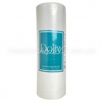 Полотенца одноразовые Doily в рулоне отравные размер 50*80 спанлейс плотность 40г/м2 (100 шт/рул) белые, структура сетка