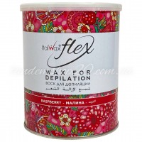 Віск у банці для депіляції Малина (Raspberry) FLEX ItalWax, 800 мл