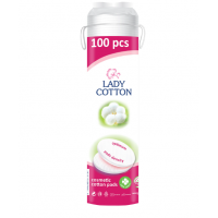 Диски ватні косметичні Lady Cotton 100 шт, 1 упаковка