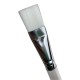 Кисть нейлоновая для нанесения масок с прозрачной ручкой 15 см, 1 шт.
