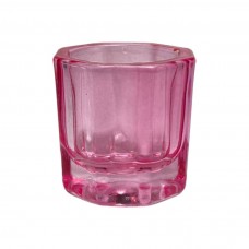 Склянка для мономеру фарби, для змішування різних рідин, малиновий, 10 мл