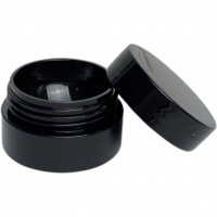 Баночка пластикова без мембрани Мілан, чорна 5 мл