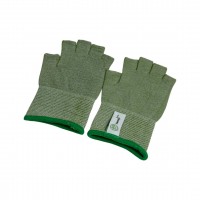 ПОДПЕРЧАТКИ HANDYboo Easy ACTIVE зеленый цвет, открытые пальцы, размер М