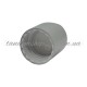Кришка пластикова з металом Диск-топ діаметр 20 мм колір срібло 1 шт