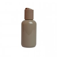 Флакон пластиковый какао для жидкости с крышкой диск-топ цвет какао 100 мл