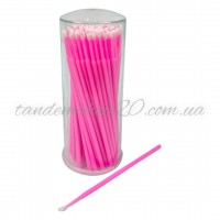Мікробраші в тубусі колір рожевий 100 шт/упаковка