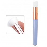 Инструмент-щеточка для очищения ресниц шампунем, пеной цвет голубой