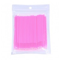 Мікробраші в упаковці колір рожевий 100 шт/упаковка