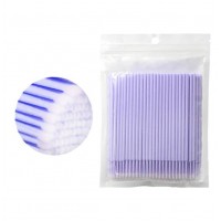 Микроброши в упаковке Macaroon цвет нежно-фиолетовые 100 шт/упаковка