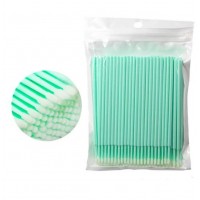 Мікробраші в упаковці Macaroon колір ніжно-зелені 100 шт/упаковка
