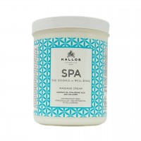Крем Kallos SPA Massage Cream для масажу з кокосовою олією, гіалуроновою кислотою та колагеном 1000 мл