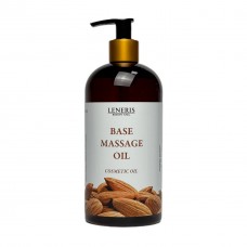Миндальное масло для массажа тела Base Massage Oil LENERIS (без запаха) 500 мл