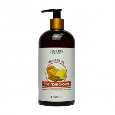 Разогревающее масло для массажа тела на основе красного перца massage Oil LENERIS 500 мл