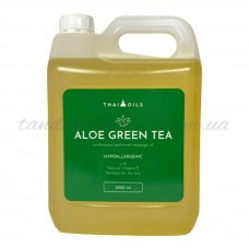 Професійна масажна олія Thai Oils Aloe green tea ( Алое та зелений чай) 3000 ml