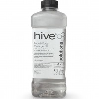 Олія масажна для обличчя та тіла базова HIVE (нейтральна без запаху ) - виноградні кісточки, авокадо, мигдаль 1000 ml