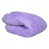 Плед махровий велсофт на кушетку розмір 107 х 180 см, колір бузковий