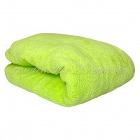 Плед махровий велсофт на кушетку розмір 107 х 180 см, колір салатовий