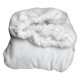 Комплект махровий з подушкою Прямокутною на кушетку велсофт полірований, колір білий