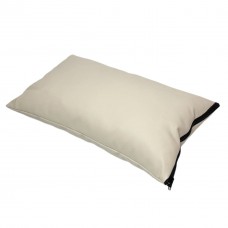 Подушка из экокожи Прямоугольная для кушетки и массажного стола, размер 30/50, цвет молочный