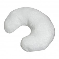 Махровая подушка под голову для кушетки 1 шт, белая