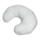 Комплект махровий з подушкою Підкова на кушетку велсофт полірований, колір білий