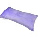 Махрова подушка підголовник Прямокутна для кушетки та масажного столу, розмір 20/40, колір ліловий