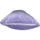 Махрова подушка підголовник Прямокутна для кушетки та масажного столу, розмір 20/40, колір ліловий