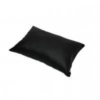 Подушка з екошкіри Прямокутна для кушетки та масажного столу, розмір  25/35, колір чорний