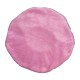 Чохол з махрового велсофту для косметологічного стільця, круглий на гумці, розмір 36 см*13см колір рожевий