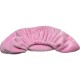 Чехол из махрового велсофта для косметологического стула, круглый на резинке, размер 36 см*13см цвет розовый