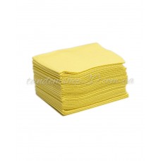 Стоматологічні медичні серветки нагрудники 33х42 см тришарова жовті (2х25 шт)