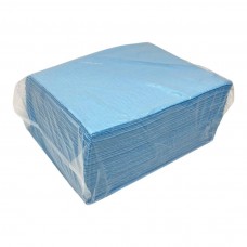 Стоматологічні медичні серветки нагрудники 33х42 см тришарові блакитні 50шт