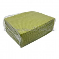 Стоматологічні медичні серветки нагрудники розмір 33х42 см тришарові, колір оливковий, упаковка 50 шт