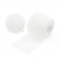 Бинт бандажний еластичний для тату машинки розмір 4.5 м*5 см, колір білий 1 шт 