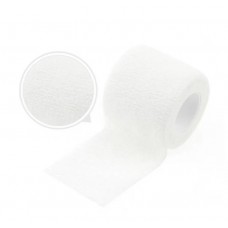 Бинт бандажный эластичный для тату машинки размер 4.5 м*5 см, цвет белый 1 шт