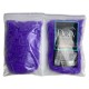 Повязка для волос на резинке, спанбонд, упаковка 10 шт, цвет фиолетовый