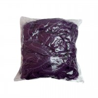 Шапочка тканева (спанбонд) нестерильна на подвійній резинці 100шт/уп колір фіолетовий